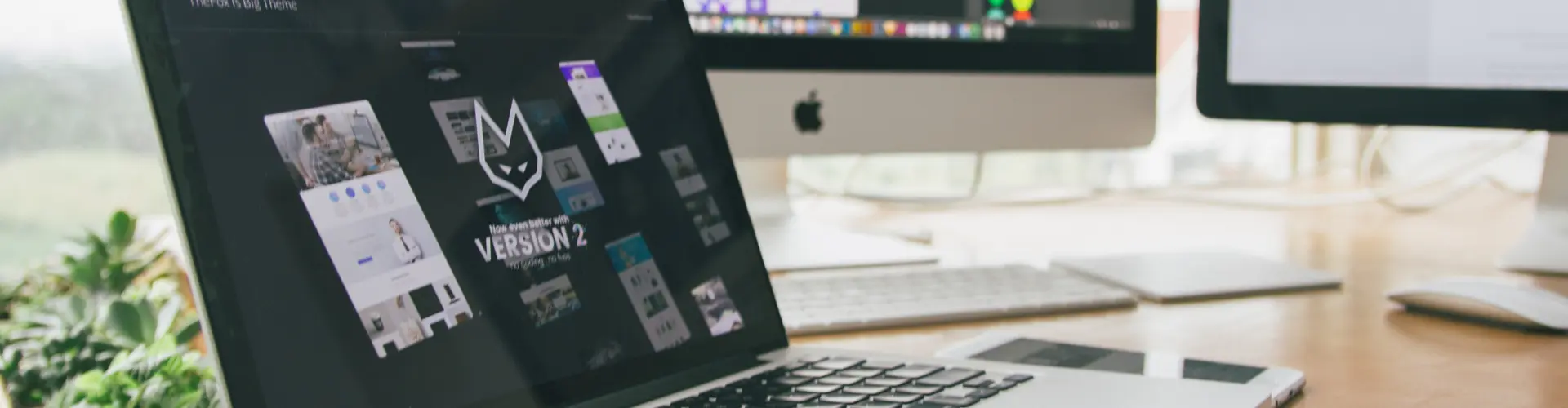 Professional web design services banner - Custom responsive websites